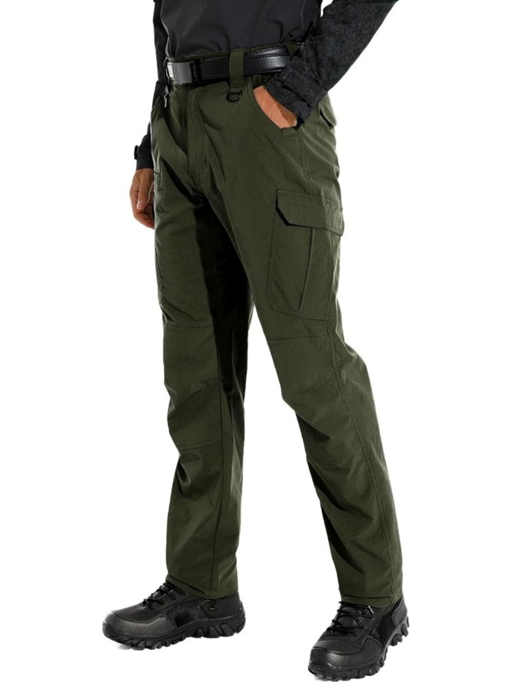 Lightweight Water-Resistant Tactical Cargo Pants for Men | Relaxed Fit Hiking